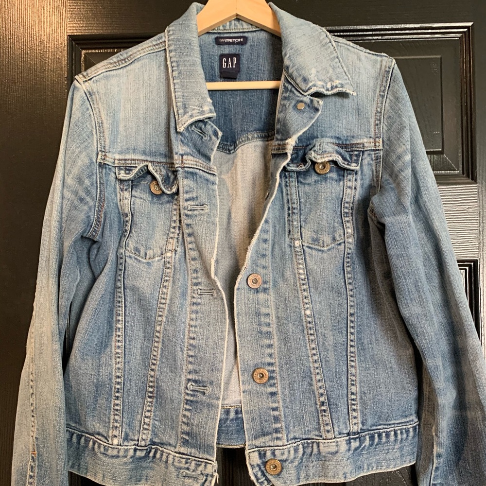 Women’s Gap Jean Jacket Stretch - L